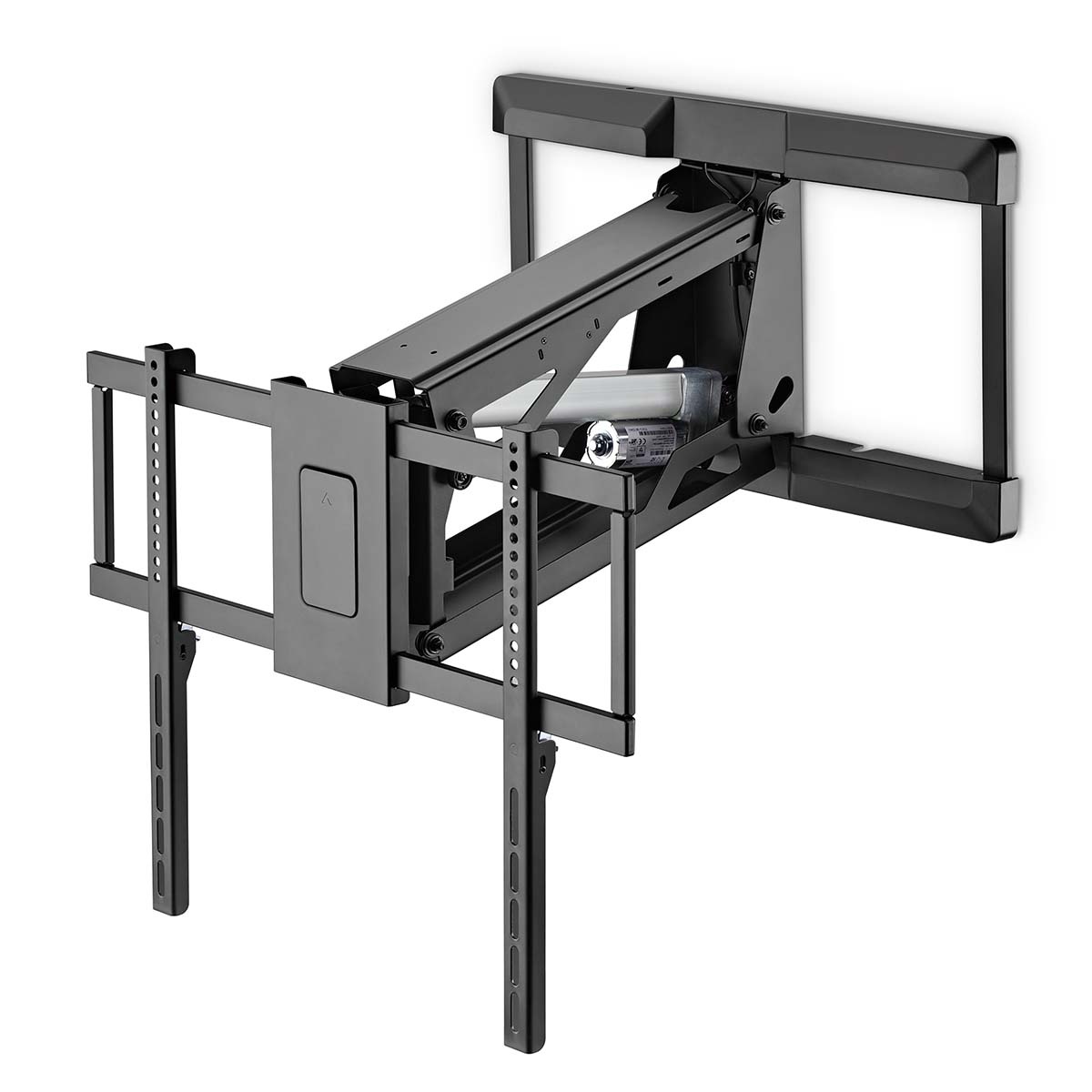 Gemotoriseerde TV-Muurbeugel | 37 - 75 " | Maximaal schermgewicht: 35 kg | Draaibaar | Minimale muurafstand: 153 mm | Maximale muurafstand: 485 mm | Afstandbestuurbaar | ABS / Staa