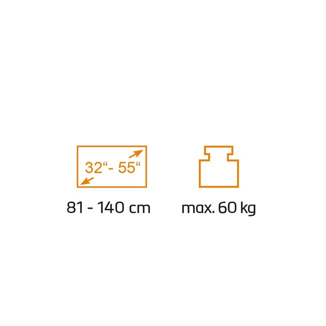 My Wall liftbeugel voor schermen tot 55 inch | gemotoriseerd | app, stem en afstandsbediening