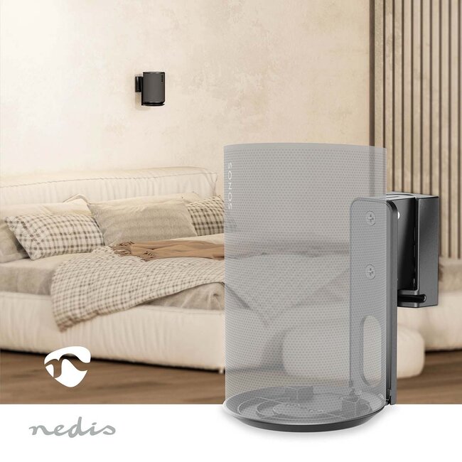 Nedis muurbeugel voor Sonos Era 100 / Era 100 SL | full motion | zwart
