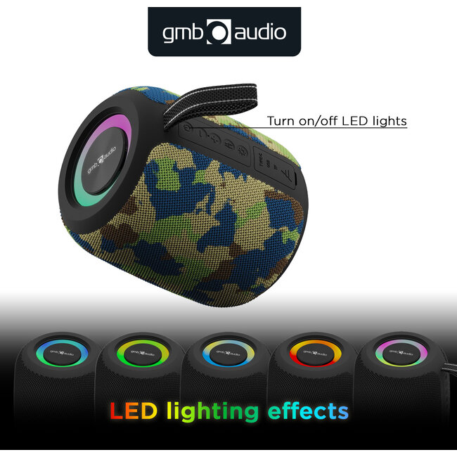 BT luidspreker met LED-lichteffect