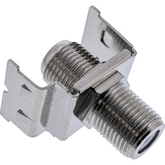 InLine® InLine® Keystone aansluitkoppeling voor satellietkabel, 2xF-Female