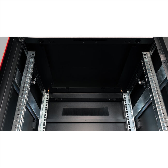 ROLINE 19-inch netwerkkast Pro 36 U , 600x600 BxD Glazen deur zwart