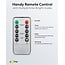 Goobay Set of 3 LED Real Wax Candles, white