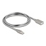 Delock USB cable with metal sheath USB Type-A male to USB Type-C™ male PD 3.0 60 W 1 m silver