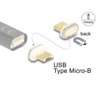 DeLOCK Delock Magnetic Adapter USB Type Micro-B male
