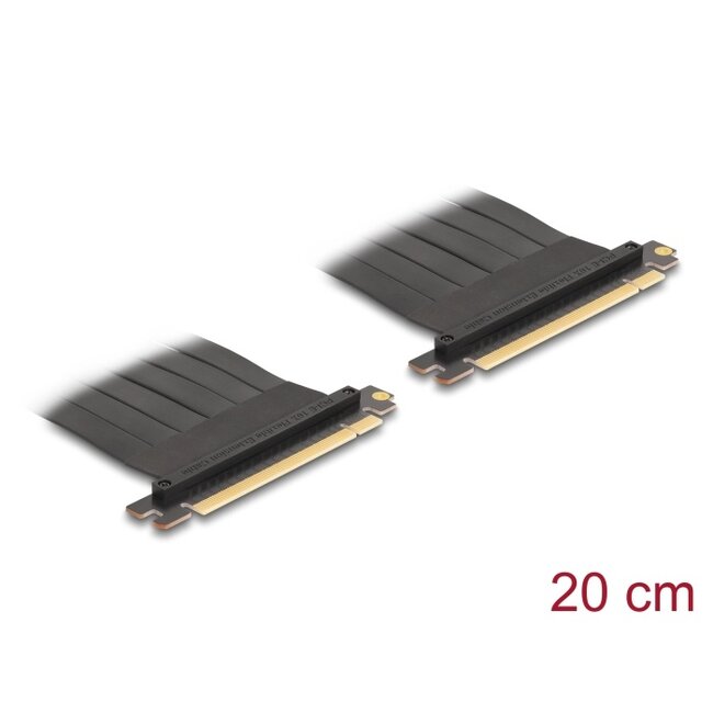 Delock Riser Card PCI Express 3.0 x16 male to x16 male with cable 20 cm