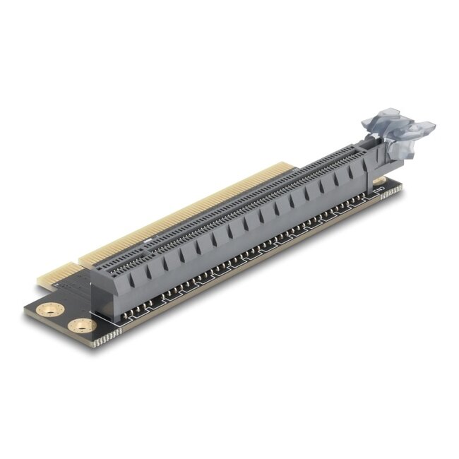 Delock Riser Card PCI Express 3.0 x16 male to x16 slot 90° right angled - Slot height 23 mm