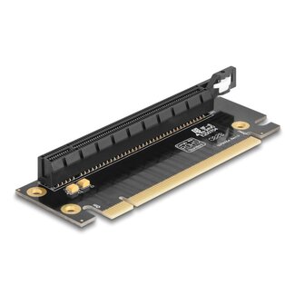 DeLOCK Delock Riser Card PCI Express 3.0 x16 male to x16 slot 90° left angled - Slot height 35 mm