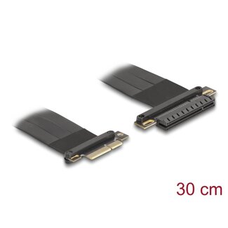 DeLOCK Delock Riser Card PCI Express 3.0 x4 male to x8 slot with cable 30 cm