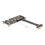 Delock Adapter PCIe 3.0 x1 male 90° angled to M.2 Key M female with cable 10 cm