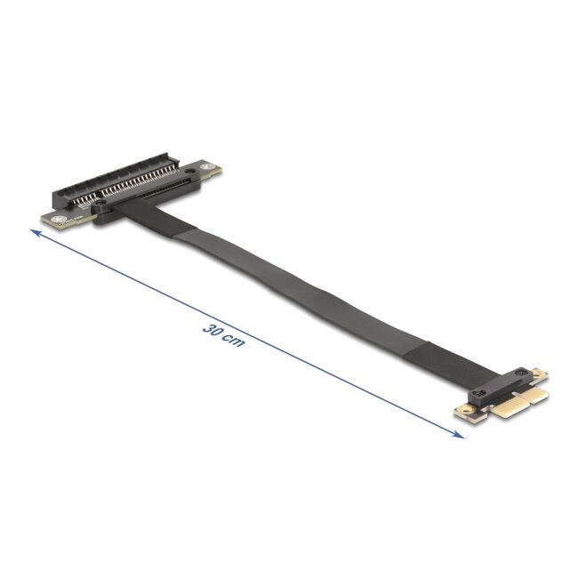 Delock Riser Card PCI Express 3.0 x1 male to x8 slot with cable 30 cm