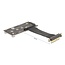 Delock Adapter PCIe 3.0 x4 male 90° angled to M.2 Key M female with cable 10 cm