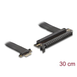 DeLOCK Delock Riser Card PCI Express 3.0 x1 male to x16 slot with cable 30 cm