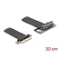 Delock Riser Card PCI Express 3.0 x4 male to U.2 SFF-8639 SSD slot 90° angled with cable 30 cm