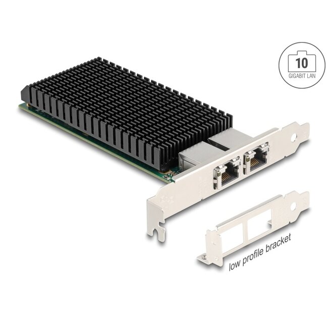Delock PCI Express x8 Card 2 x RJ45 10 Gigabit LAN X540