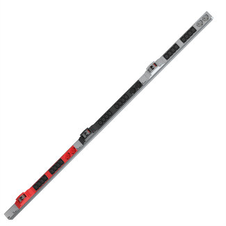Bachmann BACHMANN IT PDU ALU 1HE 24x C13 6x geaard contact 6LS CEE 3x 32A rood