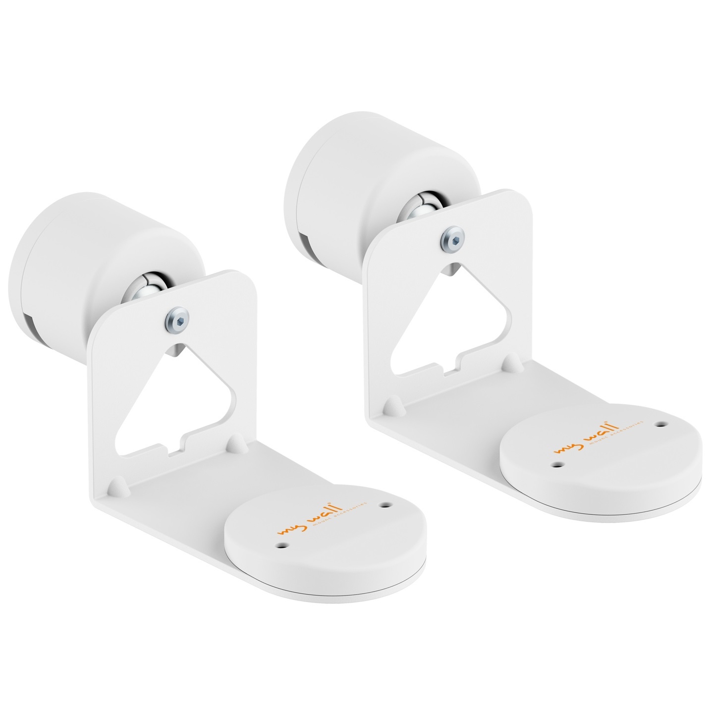 My Wall HS47WL Luidspreker-wandbeugel Draaibaar Wit 2 stuk(s)