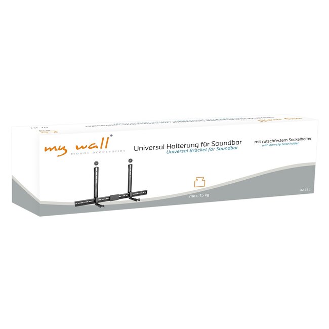 My Wall soundbar frame/muurbeugel | universeel | 9-15,5 cm diep