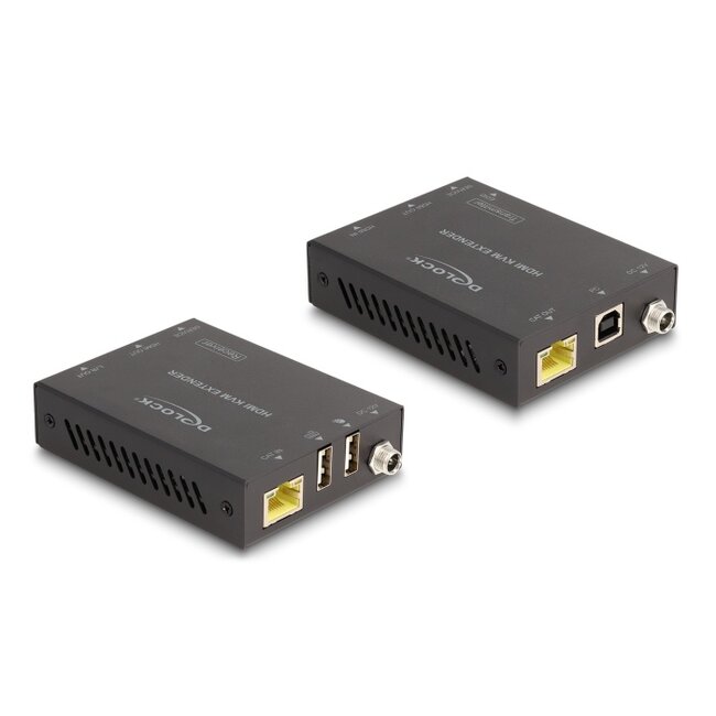 Delock HDMI KVM Extender Set over Cat.6 Cable 4K 60 Hz 70 m
