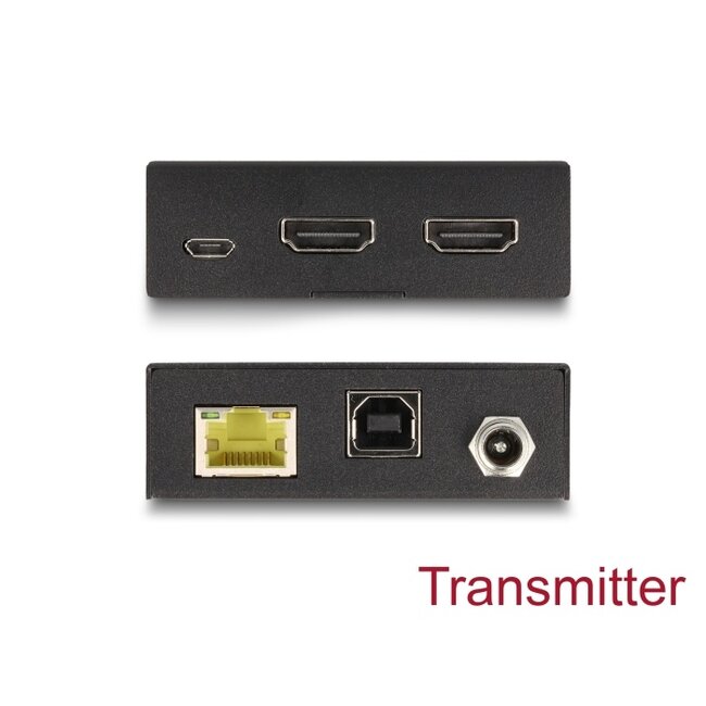 Delock HDMI KVM Extender Set over Cat.6 Cable 4K 60 Hz 70 m