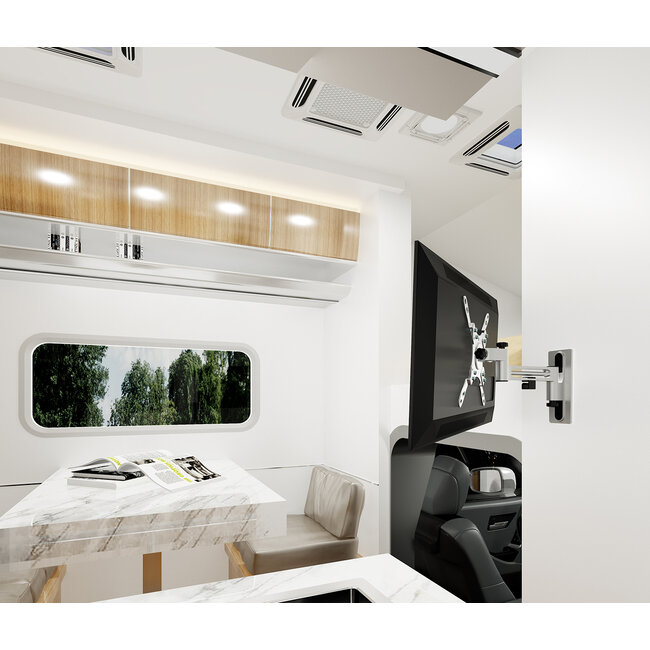 My Wall caravan muurbeugel voor schermen tot 43 inch | full motion | 2 draaipunt