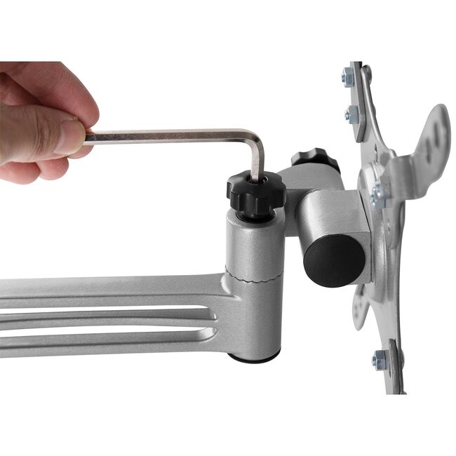 My Wall caravan muurbeugel voor schermen tot 43 inch | full motion | 3 draaipunt