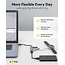 Goobay USB hub (USB-A) | 3x USB-A + 1x USB-C | USB2.0/3.0 | aluminium | 0,10 meter