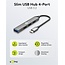 Goobay USB hub (USB-C) | 4x USB-A | USB2.0/3.0 | aluminium | 0,10 meter