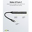 Goobay USB hub (USB-C) | 4x USB-A | USB2.0/3.0 | aluminium | 0,10 meter