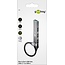 Goobay USB hub (USB-C) | 4x USB-A | USB2.0/3.0 | aluminium | 0,10 meter