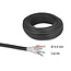 Delock Network Cable Roll Cat.6A U/FTP 500 MHz Slim flexible halogen-free 50 m black