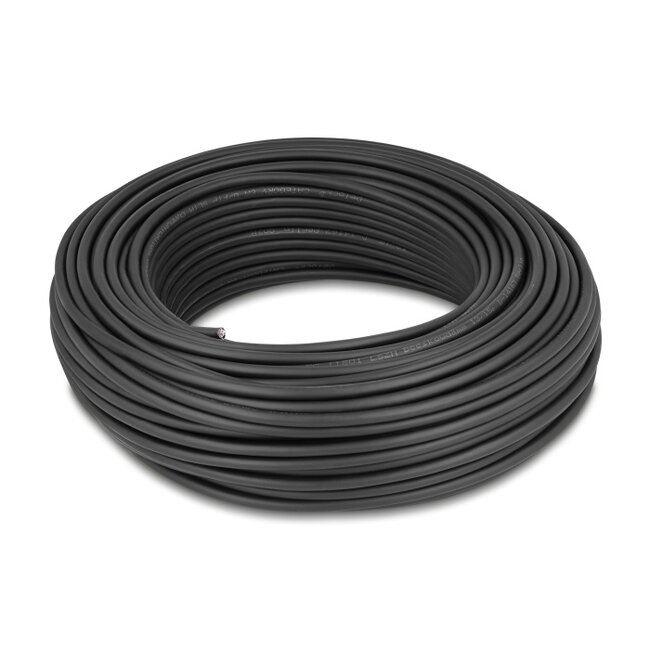 Delock Network Cable Roll Cat.6A U/FTP 500 MHz Slim flexible halogen-free 50 m black