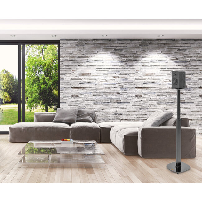 My Wall luidspreker statief set | tot 10 kg | 73 - 117 cm hoog | zwart
