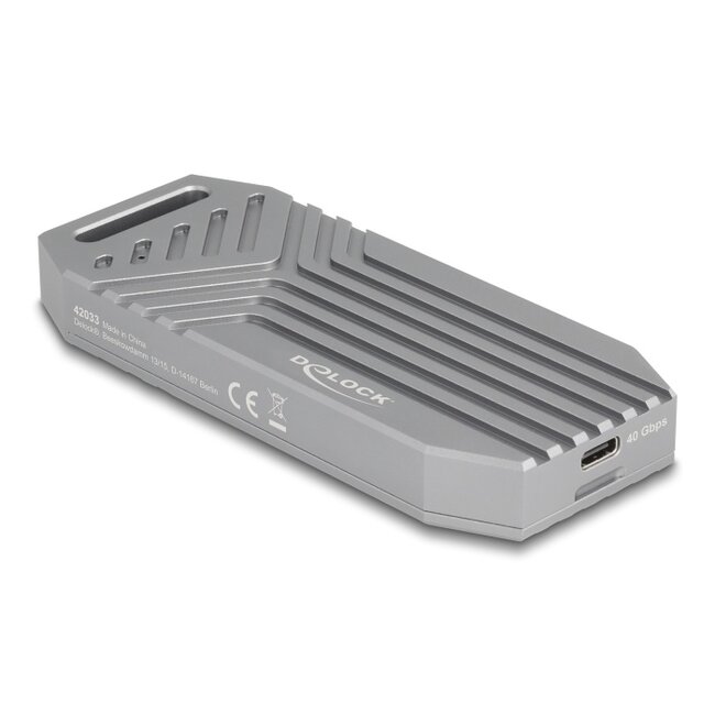 Delock M.2 NVMe SSD Enclosure USB 40 Gbps - tool free
