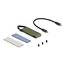 Delock M.2 NVMe SSD Enclosure USB 40 Gbps - tool free