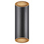 Nico Ronde 22 Wandlamp Zwart
