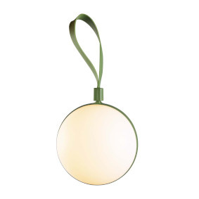 Nordlux LED buitenlamp Bring to go Ø 12 cm wit/groen