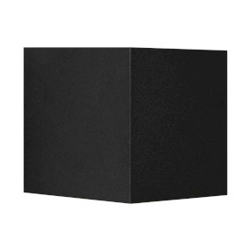 Nordlux Buitenwandlamp Milda kubi, zwart, omhoog/omlaag, aluminium