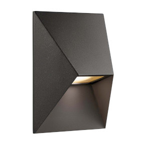 Buitenwandlamp Pontio 15, breedte 15 cm, zwart