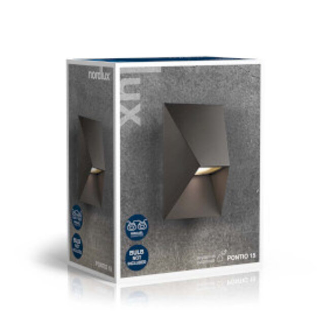 Pontio 15 Wandlamp Zwart