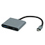 ROLINE Display Adapter USB Typ C - HDMI, USB 3.2 Gen 1 Typ A, Typ C PD