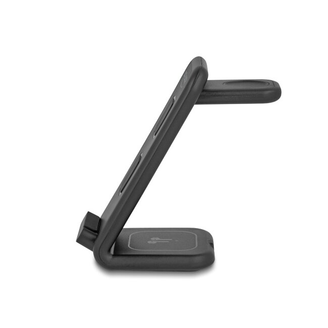 Delock Wireless Charger 3 in 1 with 2 Charging Coils 5 W / 5 W / 15 W