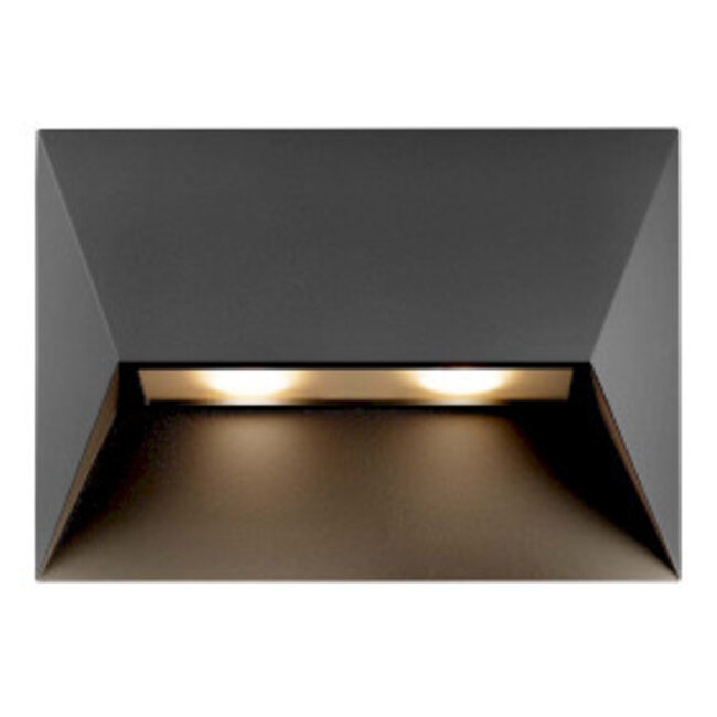 Pontio 27 Wandlamp Zwart