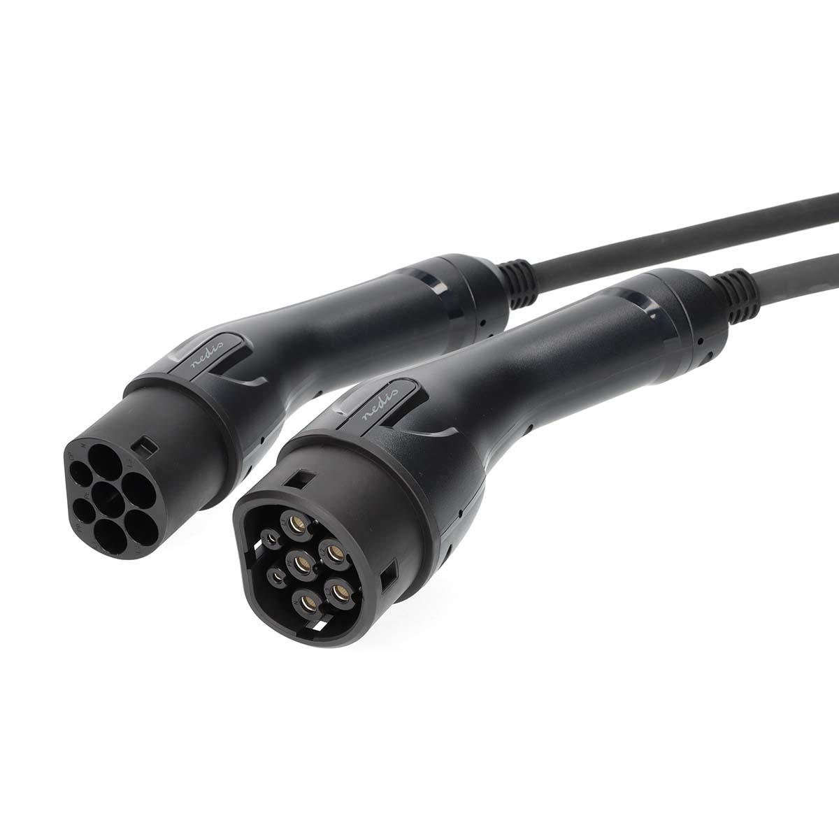 Kabel voor elektrische voertuigen - Cable Type 2 - 16 A - 11000 W - 3-fasen - 5.00 m - Zwart - Gift Box
