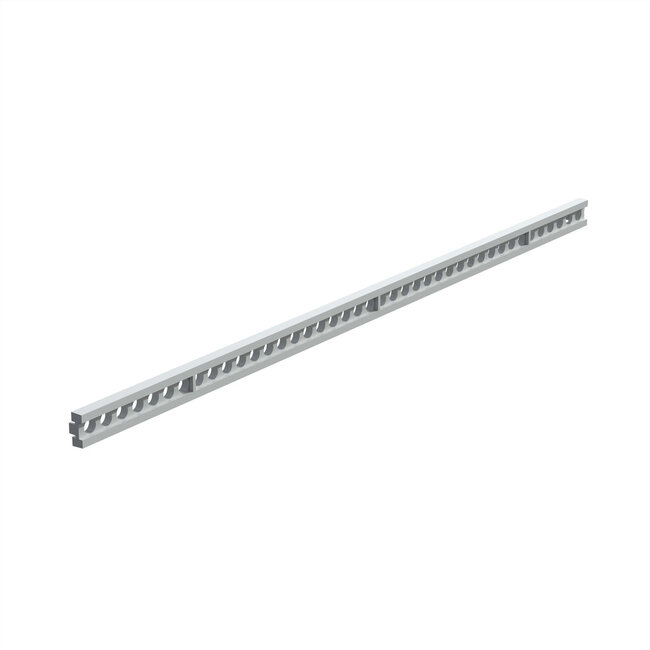 SCHROFF horizontale rail isolatie strip, 63 HP, PC