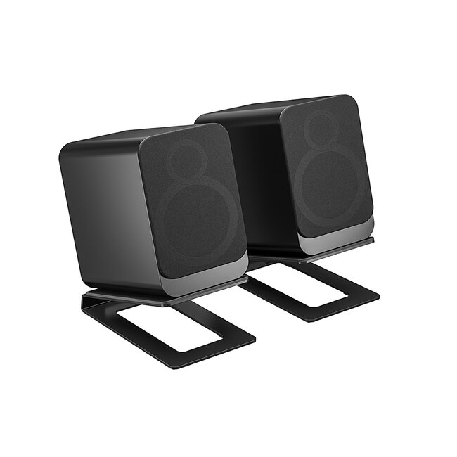 My Wall luidspreker bureaustandaard set | 12,2 x 18 cm | tot 10 kg | zwart