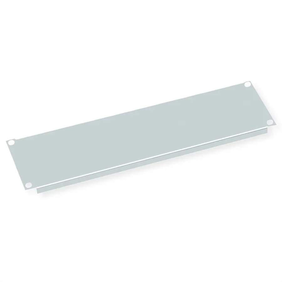 Roline Value 26.99.0297. Soort: Blinde paneel, Kleur van het product: Grijs, Materiaal behuizing: Metaal. Maat: 48,3 cm (19")"