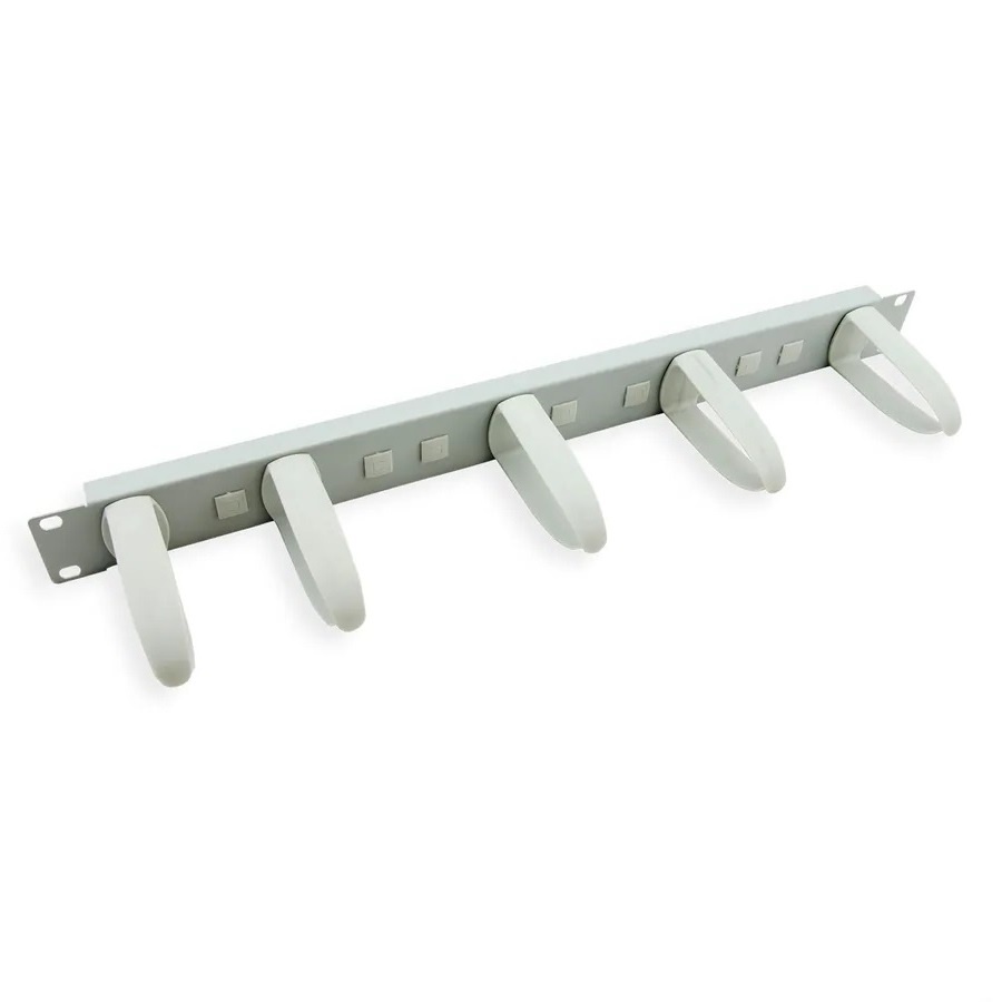 Roline Value 26.99.0345. Soort: Paneel voor kabelbeheer, Kleur van het product: Grijs, Rackcapaciteit: 1U