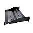 19 inch legplank | 35 cm diep | max. 25 kg | 2U | zwart