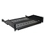 19 inch legplank | 40 cm diep | max. 25 kg | 2U | zwart